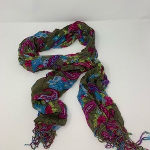 Flowery scarf